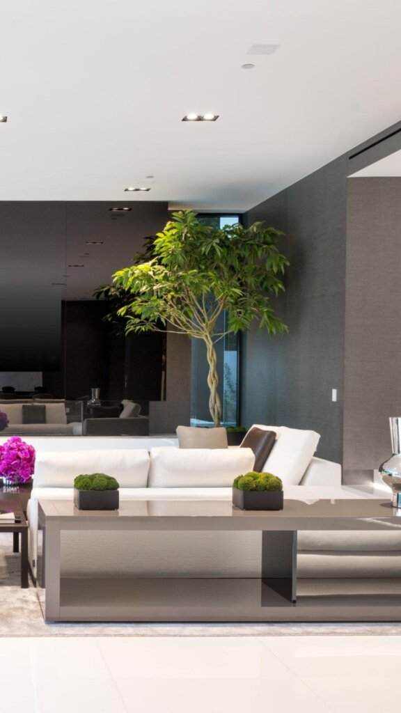 Decoração de interiores para sala